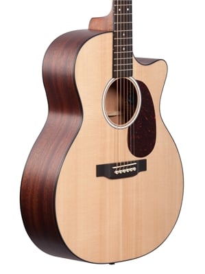 Martin GPC11E Grand Performance Acoustic Electric Body Angled View